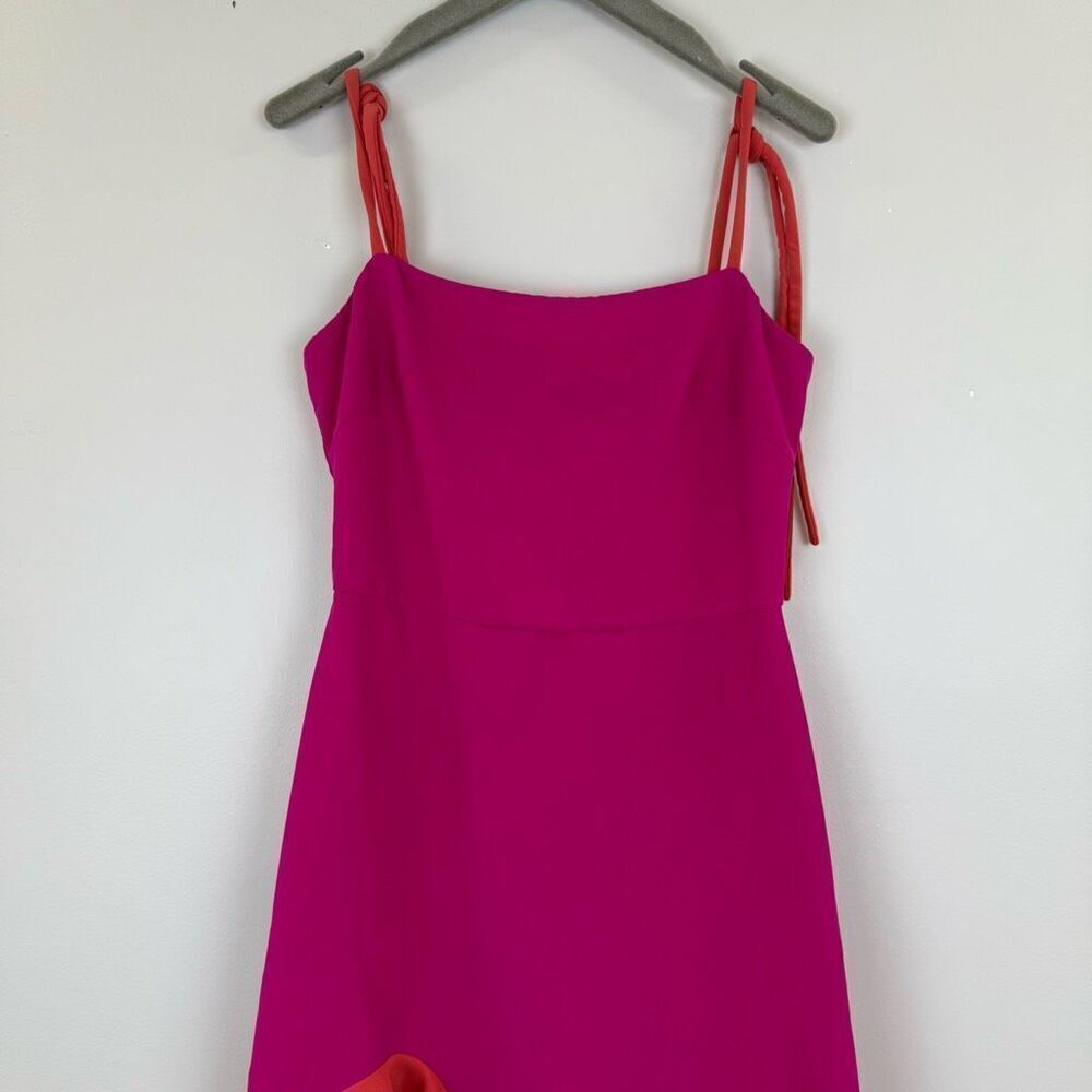 Christian Siriano  Pink Tie Shoulder Dress 📦 - Picture 5 of 10